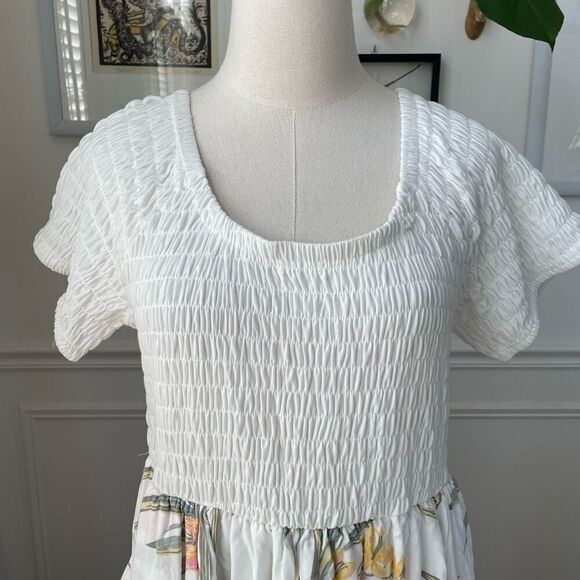 NWT torrid Mini Challis Smocked Dress 2 2X - Picture 2 of 10